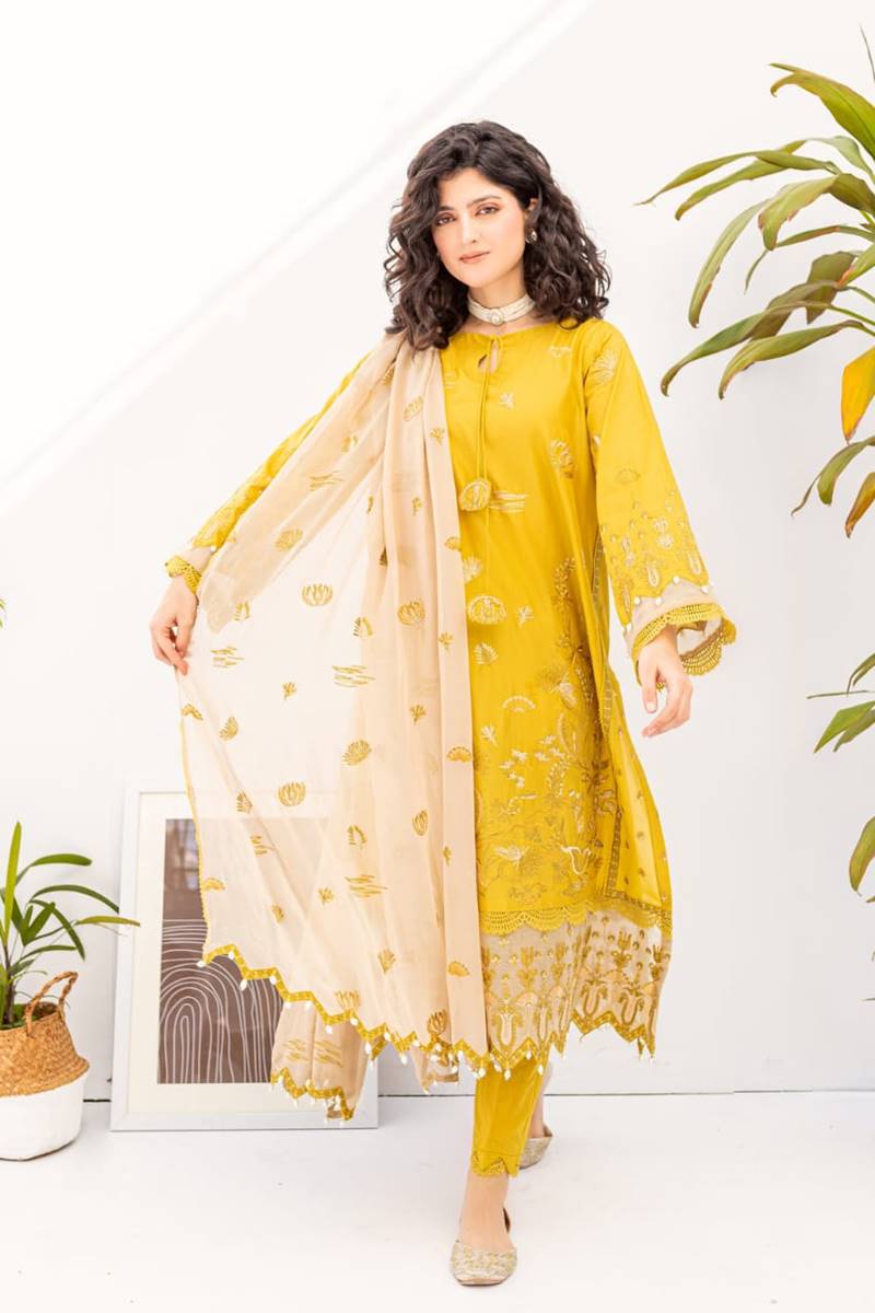 Fcc BT-03 Linen Three Piece Winter Collection
