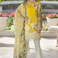 mussamry Yellow Embroidered Three Piece Lawn Collection
