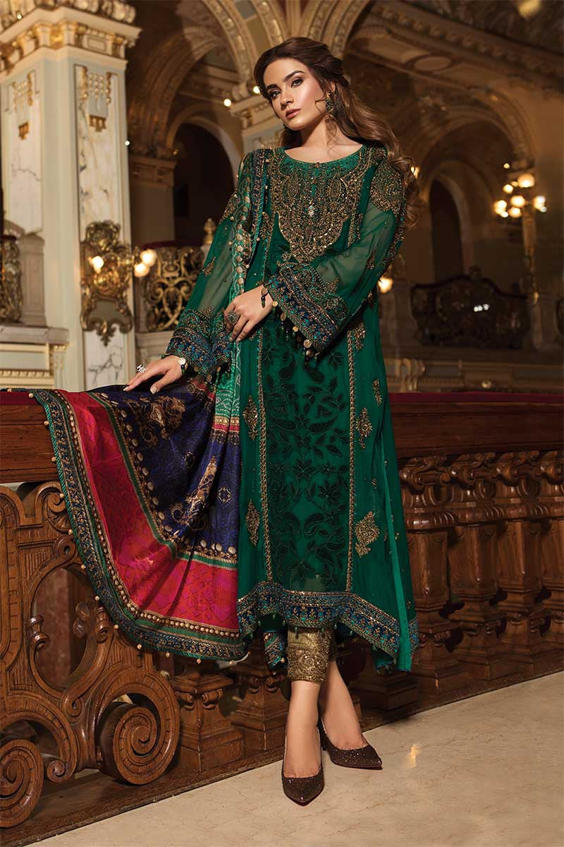 Maria B BD-1501  Embroidered Three Piece Lawn Collection