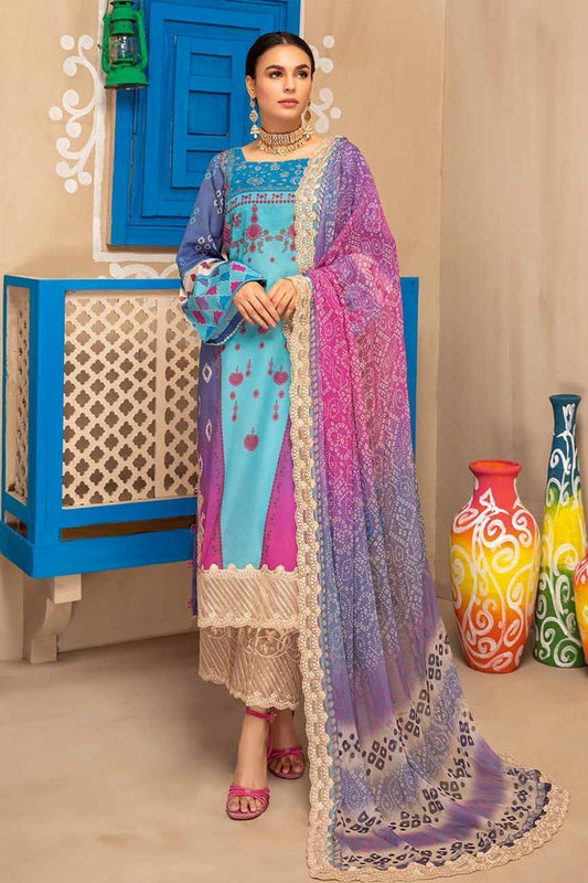 Charizma CH-530 Embroidered Linen Three Piece Winter Collection