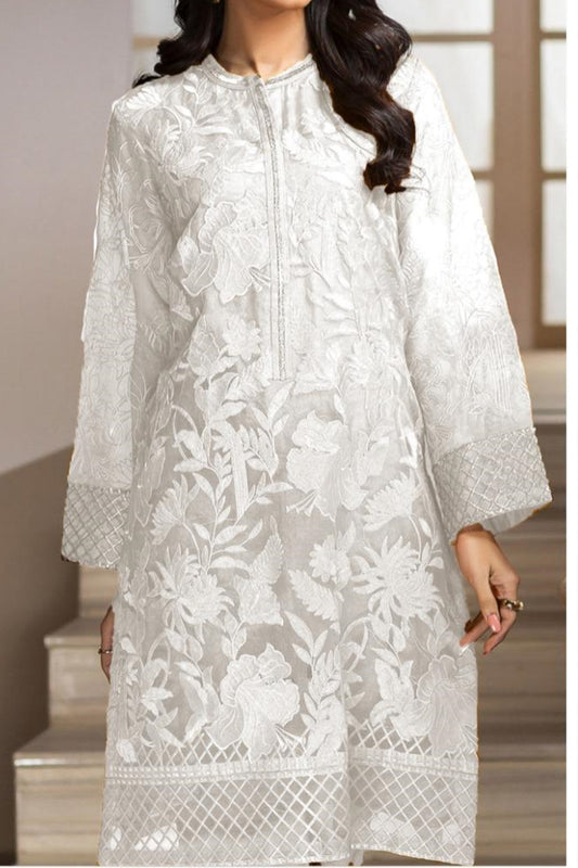 Limelight LT-White Embroidered Organza Two Piece Collection