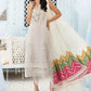 MB-01 Organza Shirt wedding Collection Linen inner  Embroidered 3 pc