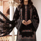Bareeze BR-5013 Black (Linen) Embroidered Three Piece Linen Collection