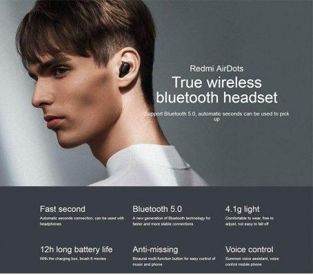 Xiaomi Redmi Airdots, TWS Bluetooth 5.0 Earphone